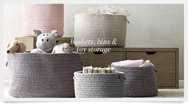 Baskets, Bins & Toy Storage Restoration Hardware Baby & Child