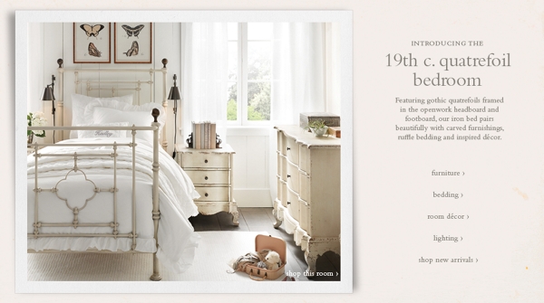 Introducing the 19th c. quatrefoil bedroom