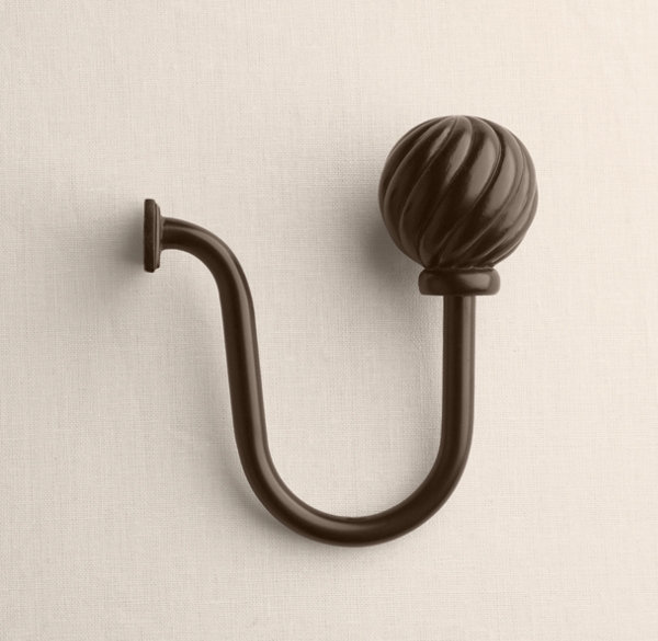Classic Fluted Ball Tieback