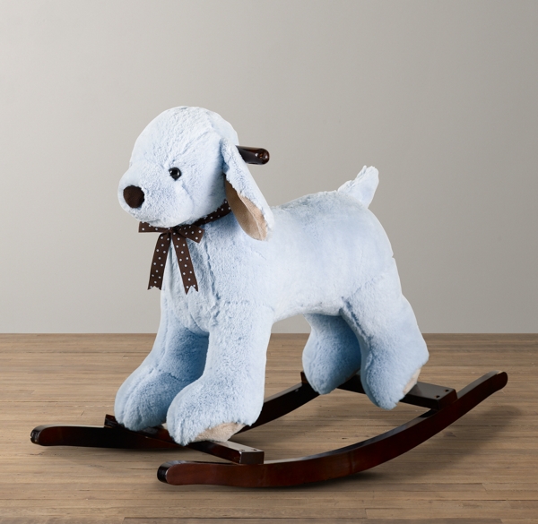 Cuddle Plush Dog Rocker