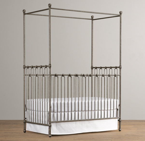 restoration hardware metal crib