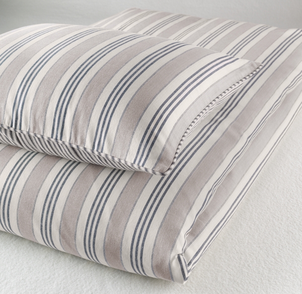 Vintage Ticking Stripe Duvet Cover