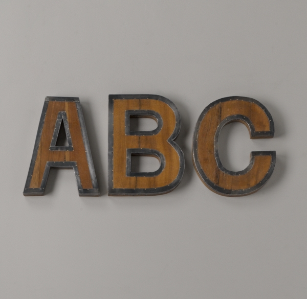 Vintage Industrial Letters
