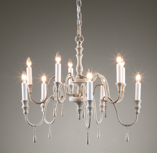 Lutèce Chandelier Oatmeal