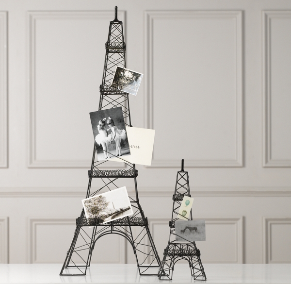 Wire Eiffel Tower Card Holder