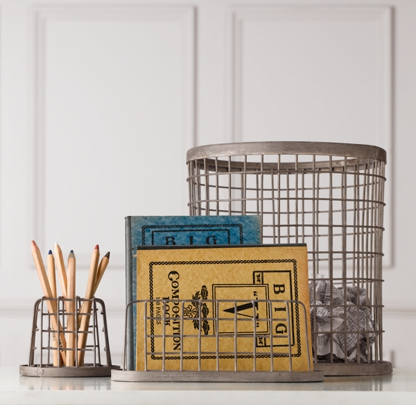 Industrial Desk Accessories - Set of 3