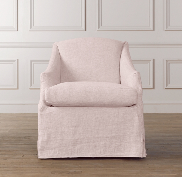 Demi Sloped Arm Swivel Glider Slipcover Only