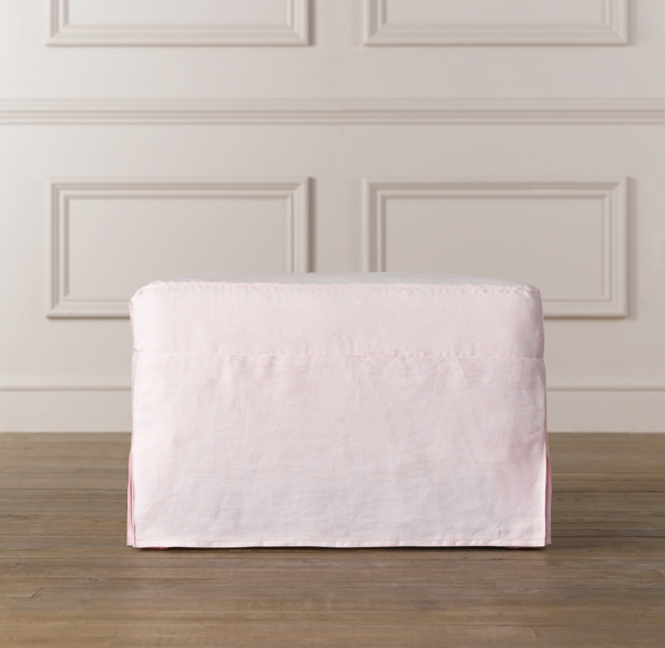 Demi Sloped Arm Ottoman Slipcover Only