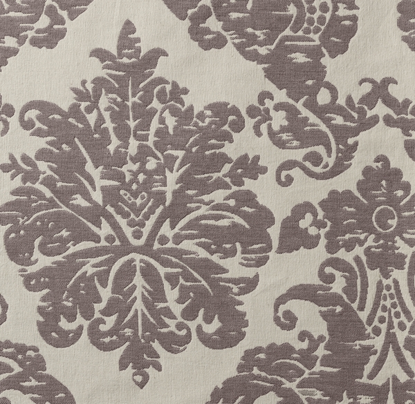 European Vintage-Washed Damask Matelassé Bedding Swatch