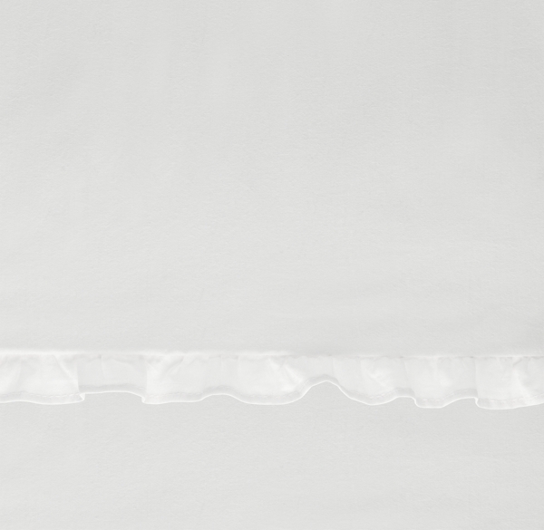 European Vintage-Washed Ruffle Bedding Swatch