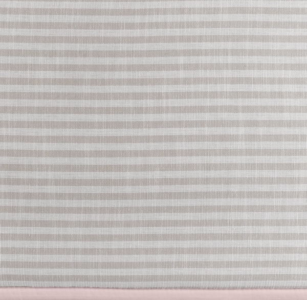 European Flax Stripe Bedding Swatch