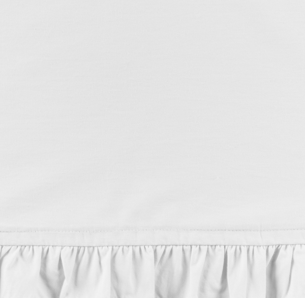 Vintage-Washed Ruffle Drapery Swatch