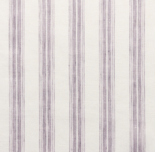Linen Stripe Tie Top Drapery Swatch