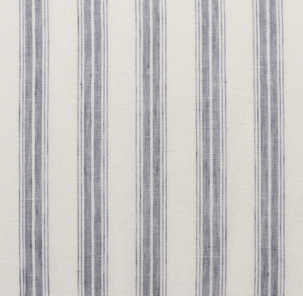 Linen Stripe Tie Top Drapery Swatch