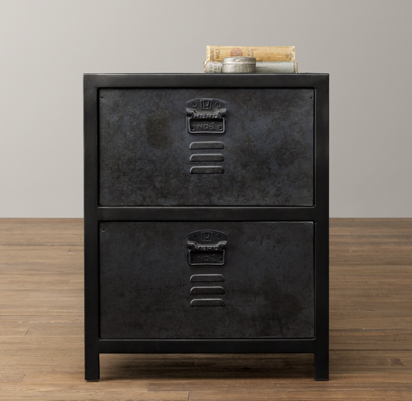 Vintage Locker Nightstand