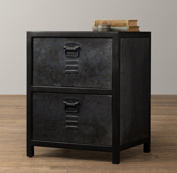 Vintage Locker Nightstand