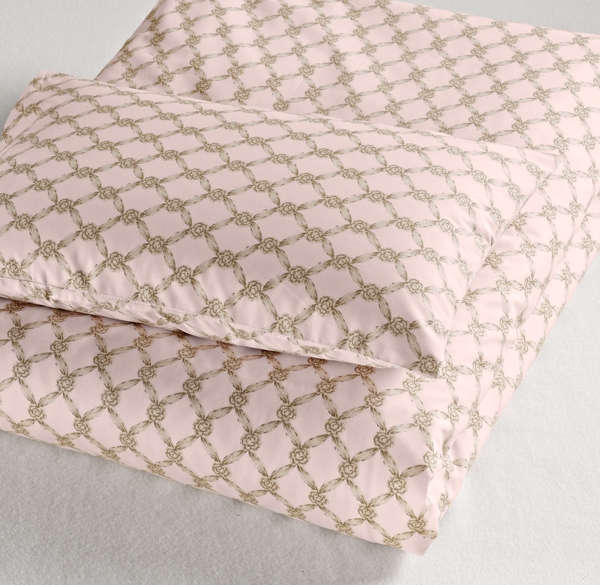 European Rosette Lattice Toddler Duvet Cover