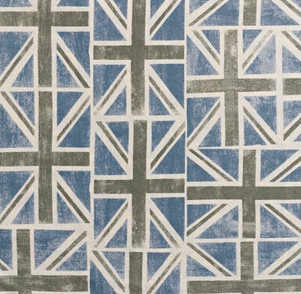 European Union Jack Jersey Sheeting Swatch