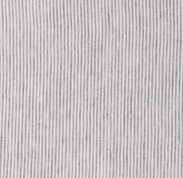 Washed Linen Pinstripe Bedding Swatch