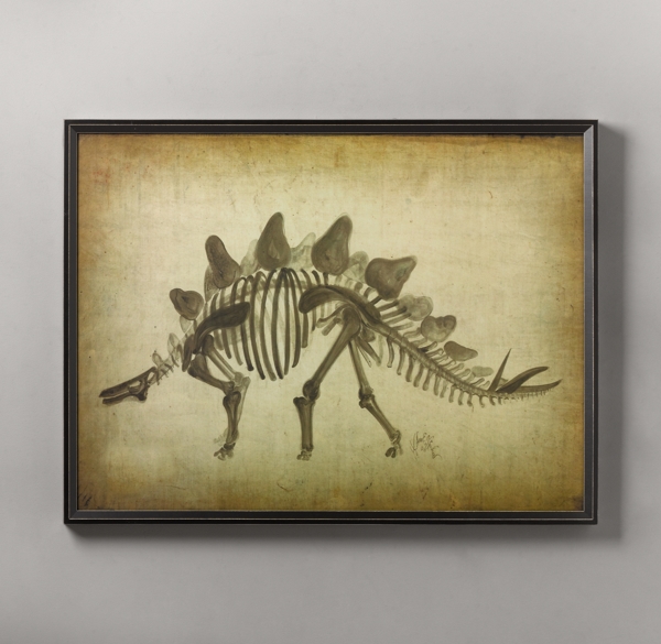 Dinosaur Skeleton Art