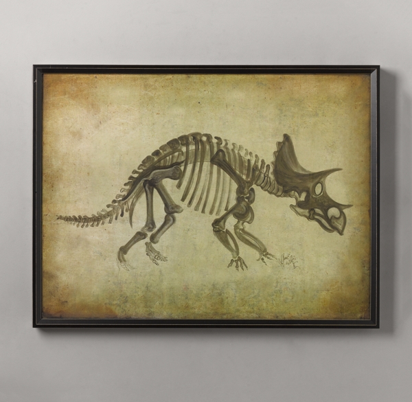 Dinosaur Skeleton Art