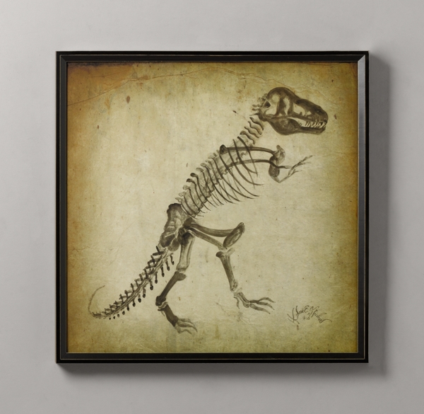 Dinosaur Skeleton Art