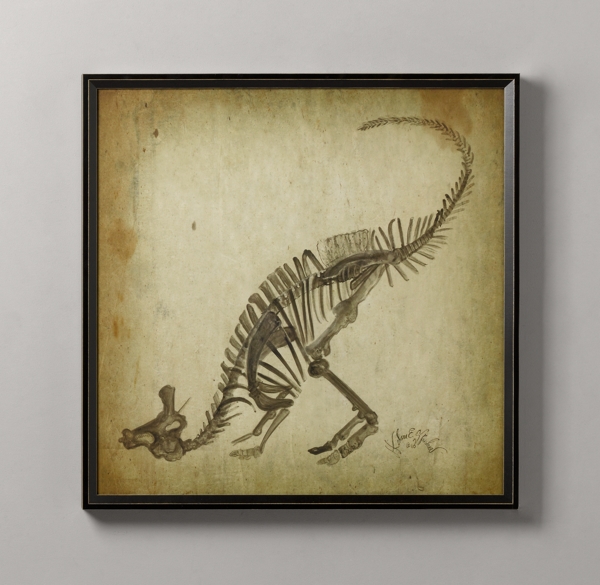 Dinosaur Skeleton Art
