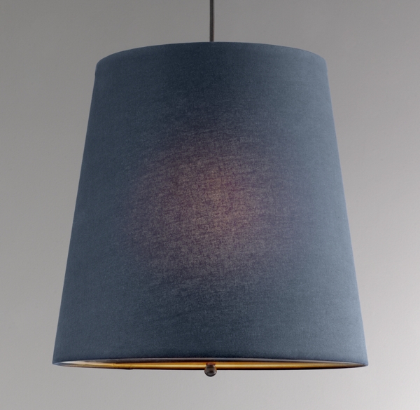 Barrel Shade Pendant Navy