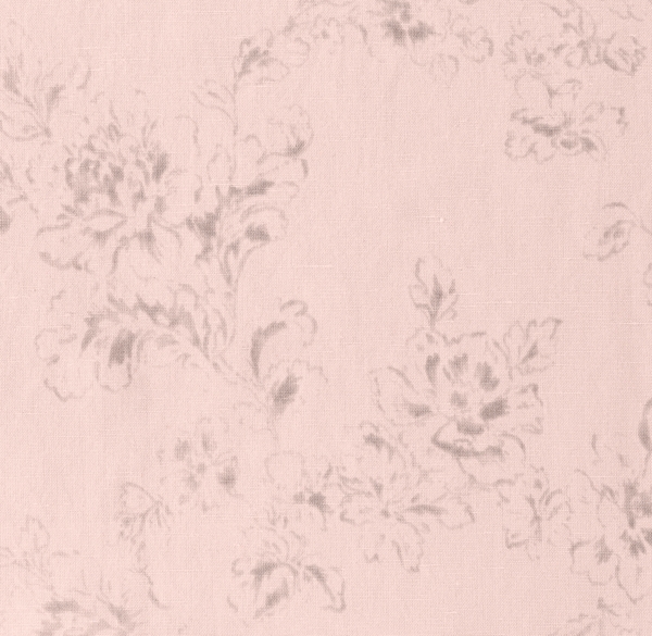 Washed Linen-Cotton Floral Bedding Swatch