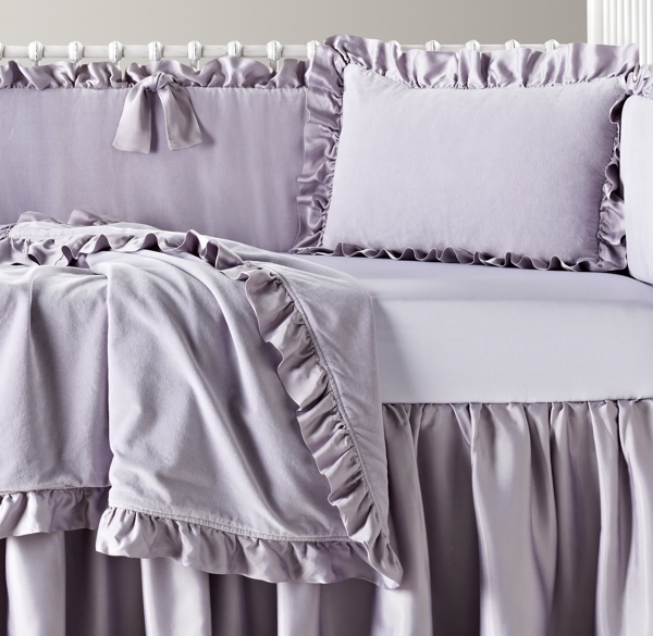 Washed Velvet & Italian 600 Sateen Nursery Bedding Collection