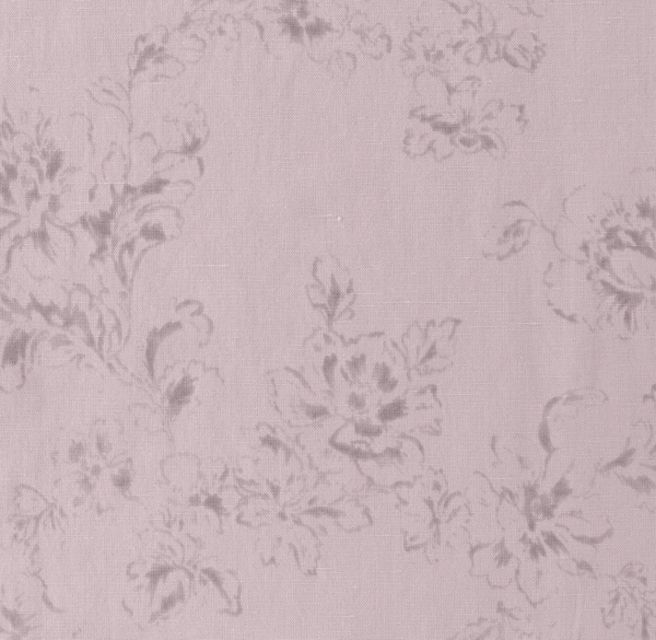 Washed Linen-Cotton Floral Bedding Swatch