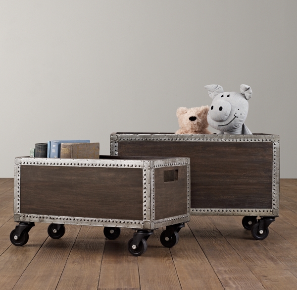 Industrial Rolling Storage Crate