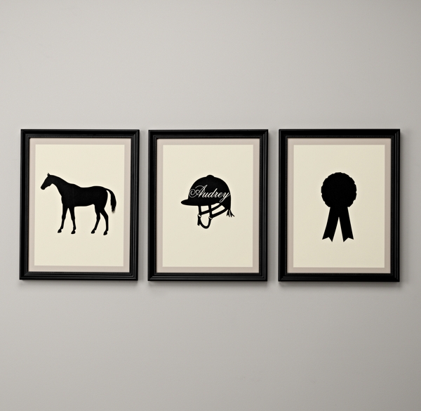 Personalized Equestrian Silhouette Art