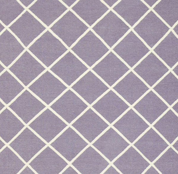 Tivoli Trellis Wool Flatweave Rug Swatch