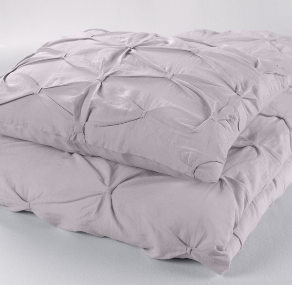 Pintucked Bow Duvet Cover