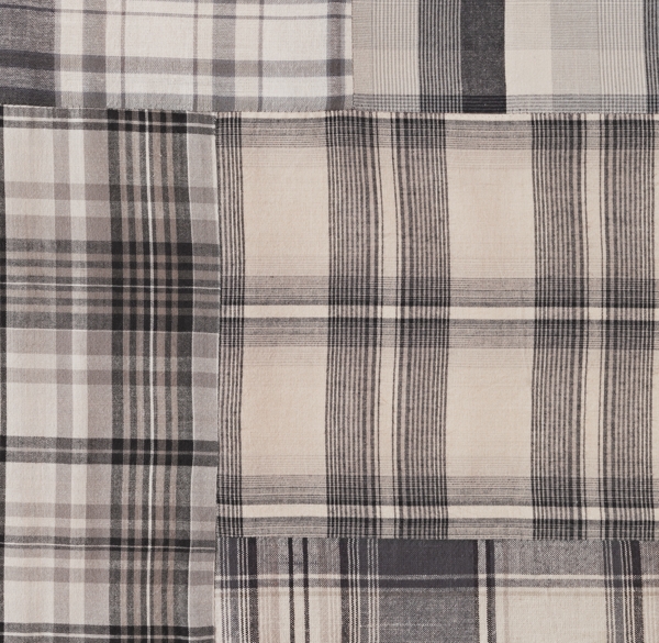 Washed Patchwork Plaid Bedding Swatch