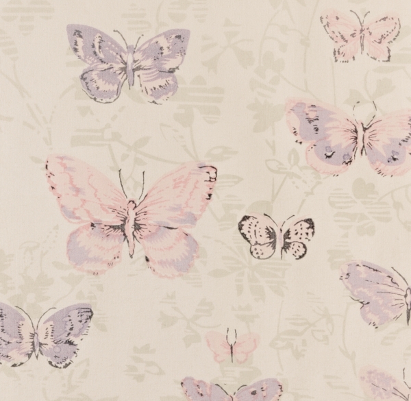 Vintage Butterfly Bedding Swatch