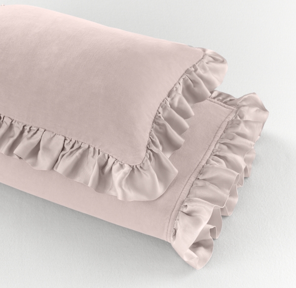 Washed Velvet Toddler Coverlet