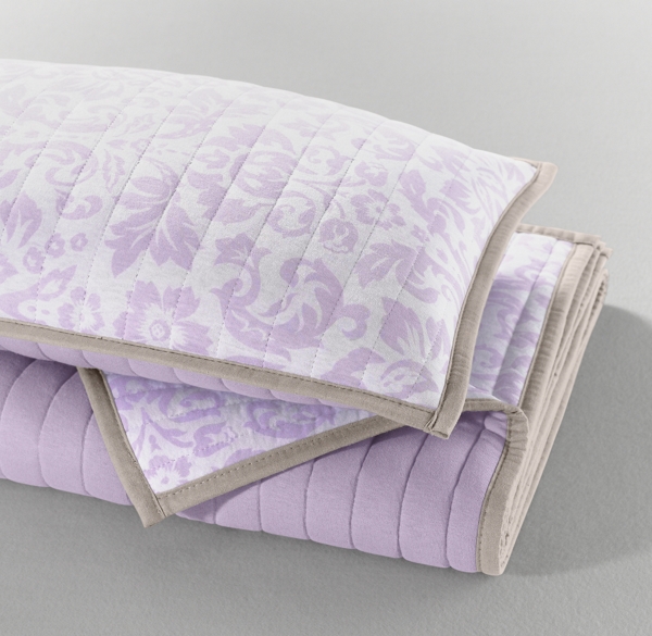 European Reversible Heathered Jersey Sham 