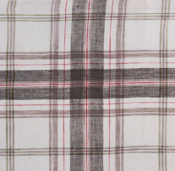 Washed Windowpane Plaid Bedding Swatch