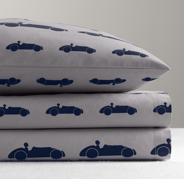 European Roadster Percale Sheet Set