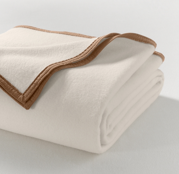 Sueded Trim Heirloom Wool Blanket