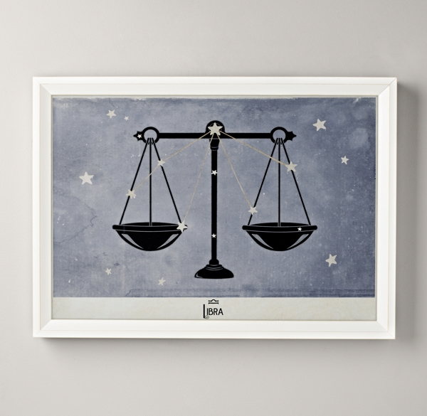 Constellation Art - Libra