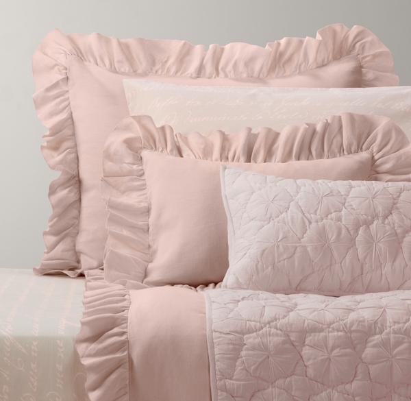 Frayed Ruffle & Italian Love Letter Bedding Collection
