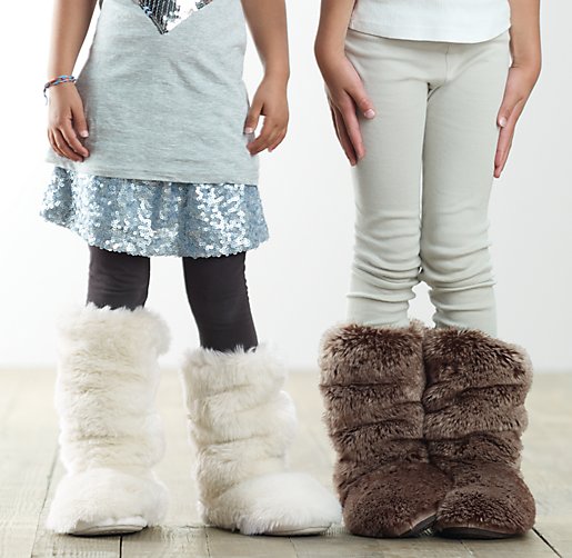 Luxe Faux Fur Slouchy Booties