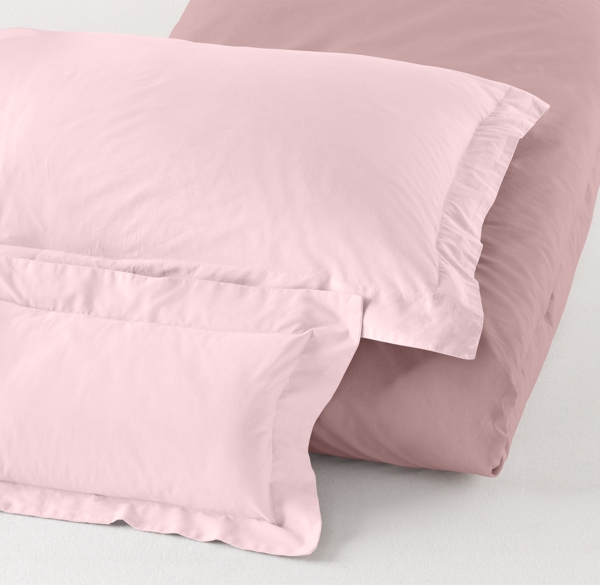 Garment-Dyed Percale Duvet Cover