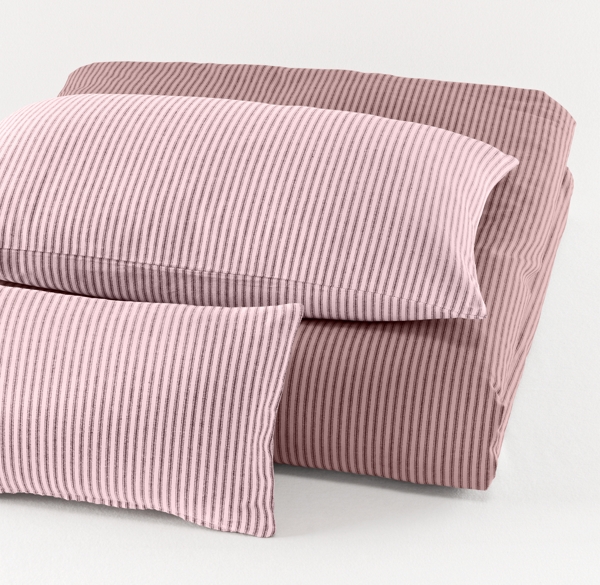 Garment-Dyed Ticking Stripe Duvet Cover 
