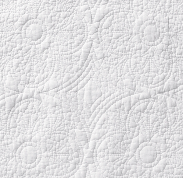 Garment-Dyed Medallion Quilted Bedding Swatch