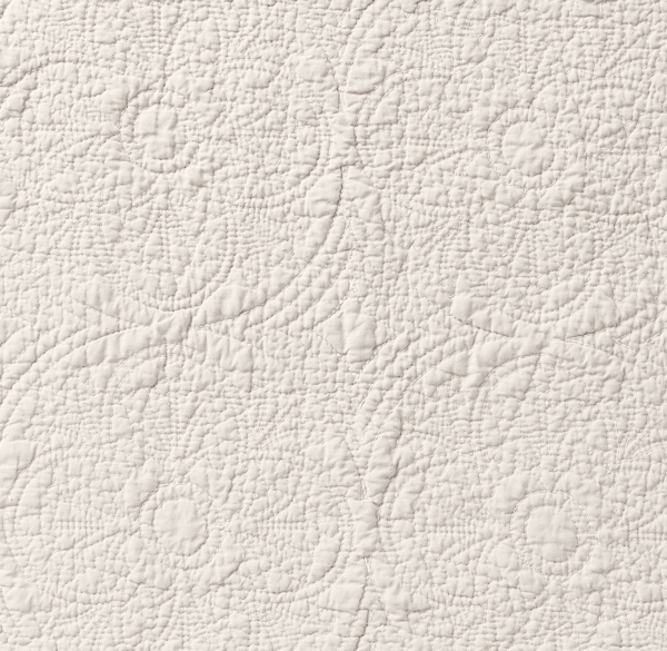 Garment-Dyed Medallion Quilted Bedding Swatch