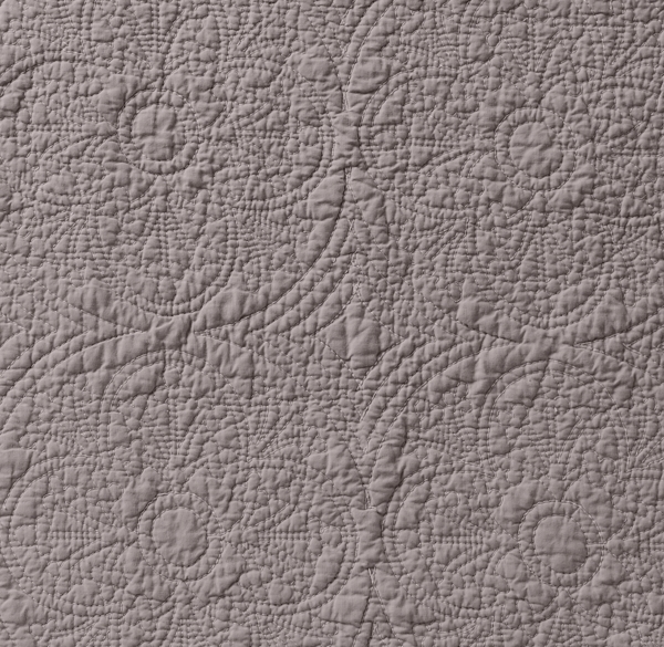 Garment-Dyed Medallion Quilted Bedding Swatch